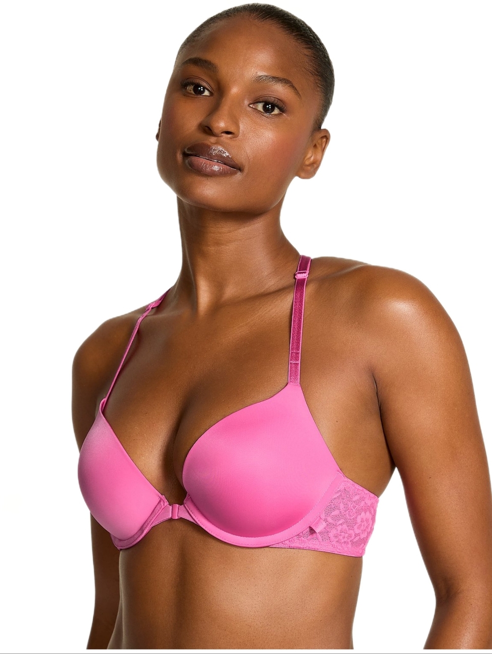 Victoria’s Secret Sexy Tee Smooth Lacie Push-Up Bra - 34D/NWT in Rose Garden